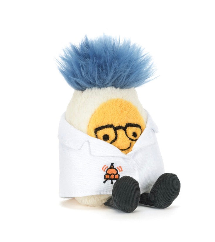 Amuseables Boiled Egg Scientist Outfit | JellyCat