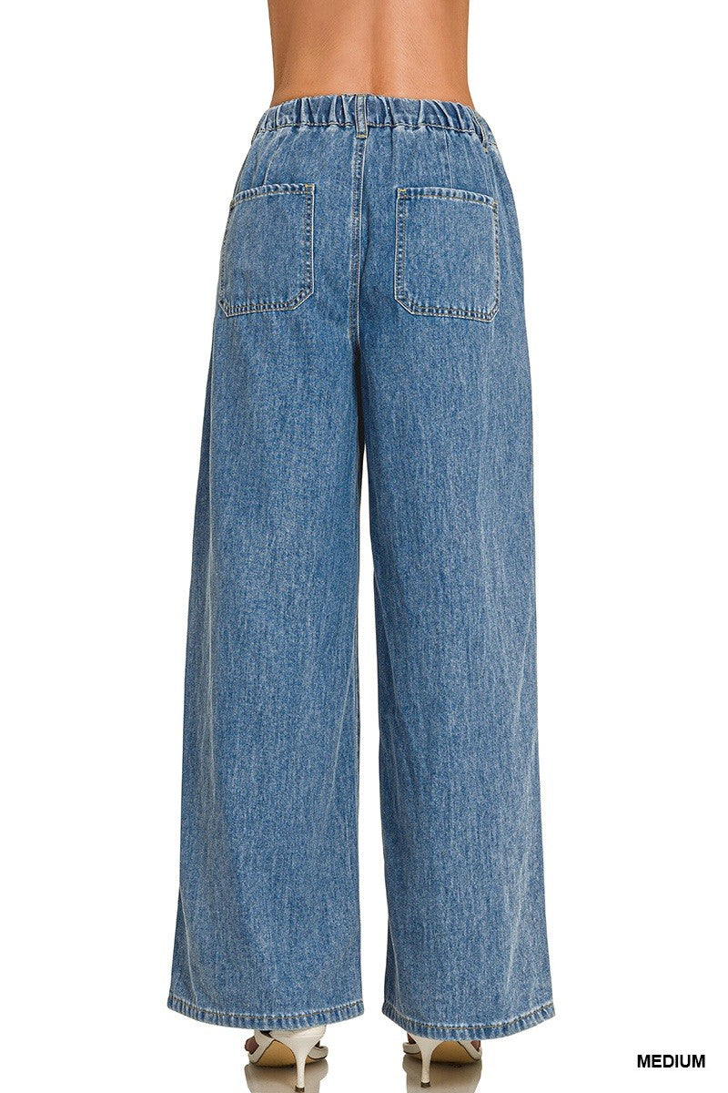 Luna Wide Leg Drawstring Pants