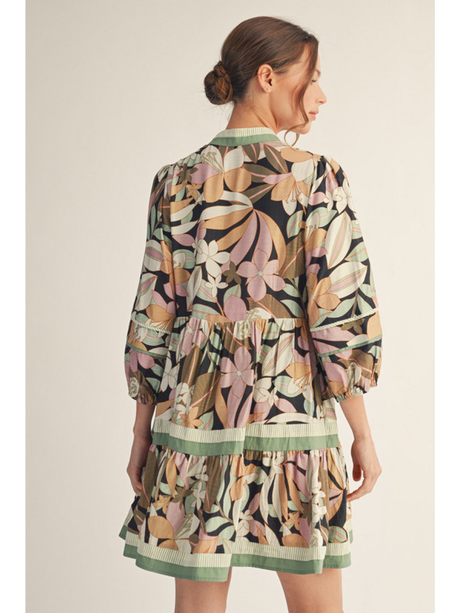 Ally Floral Tiered Dress