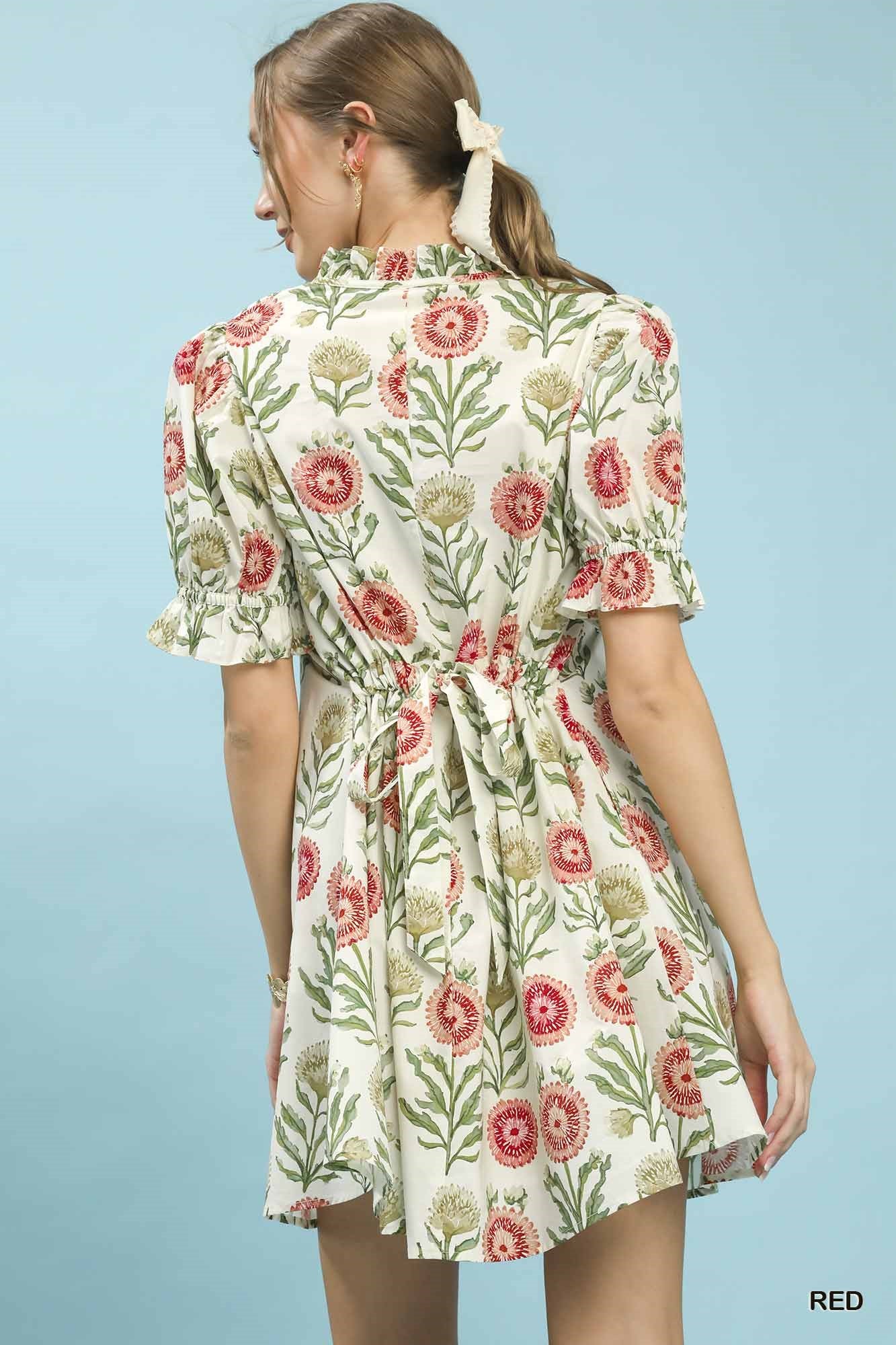 Kennedy Floral Puff Sleeve Dress