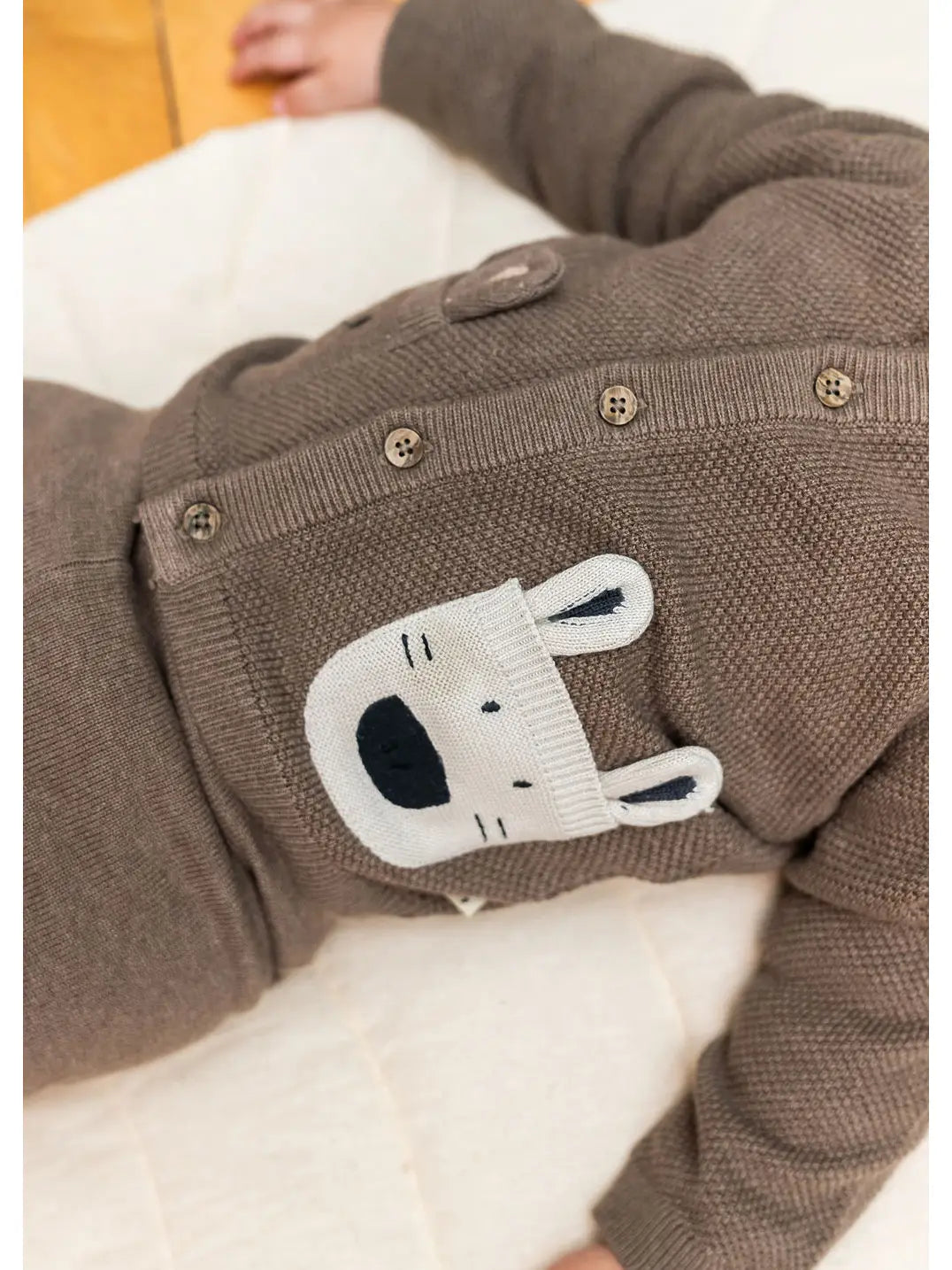 Animal Pocket Baby Cardigan Sweater (Organic Cotton)