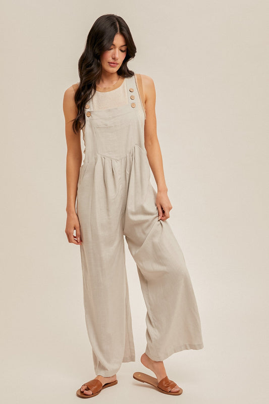 Ellen Wide Leg Overalls