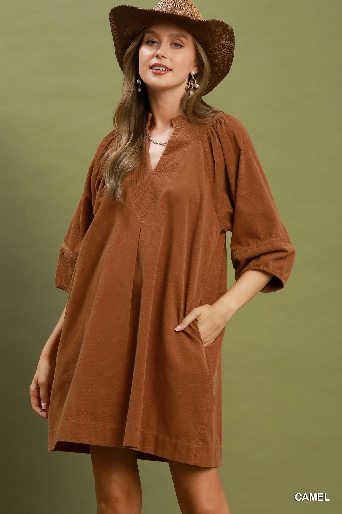 Reya Corduroy Dress