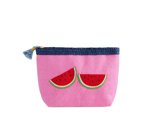Capri Zip Pouch | Magenta