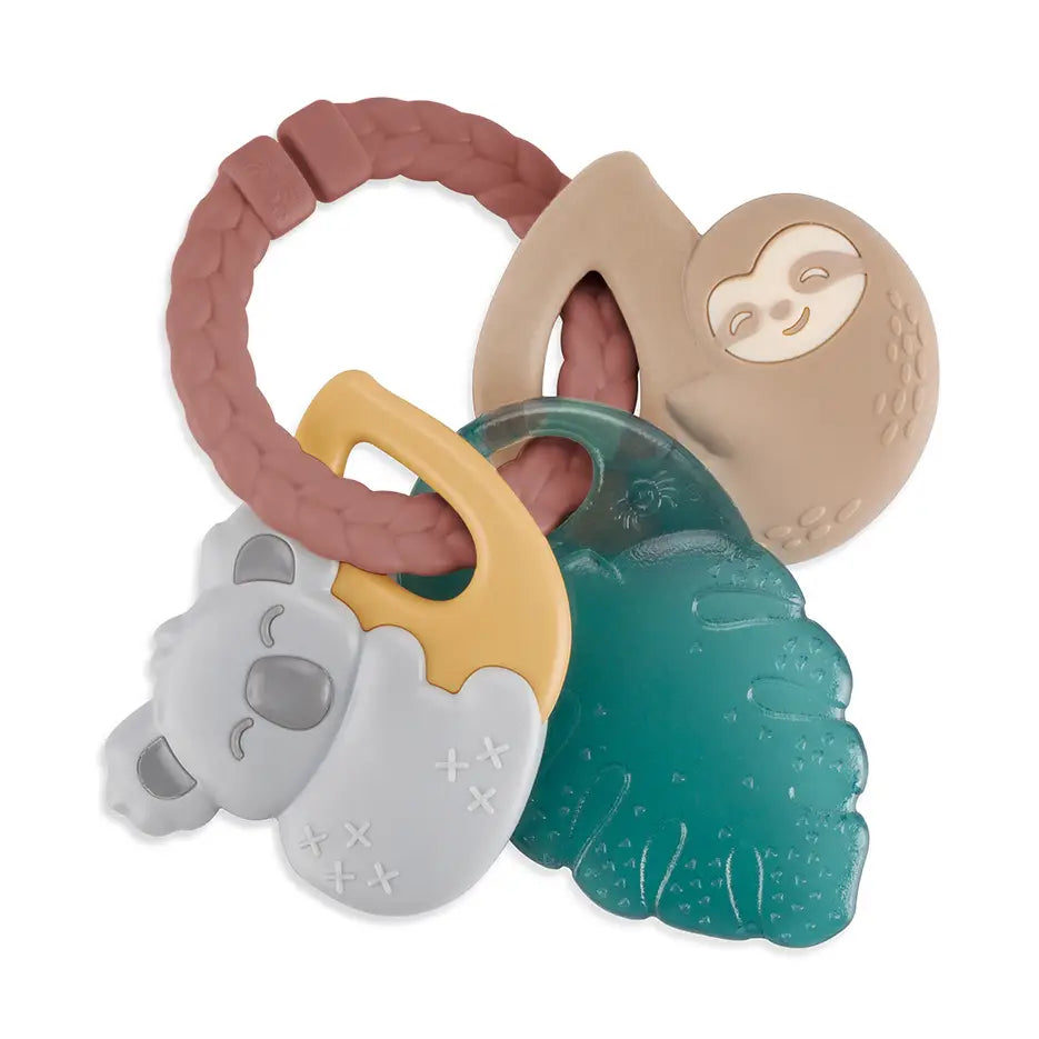 Tropical Itzy Keys Texture Ring with Teether + Rattle