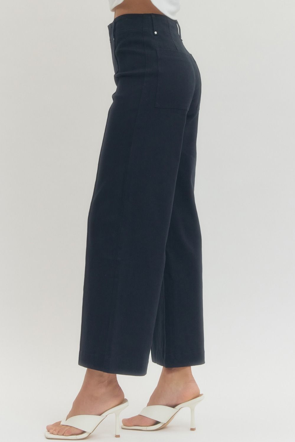Dakota High Rise Wide Leg Pants | Navy