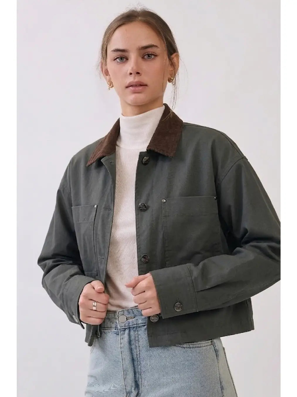 Rae Cropped Barn Jacket