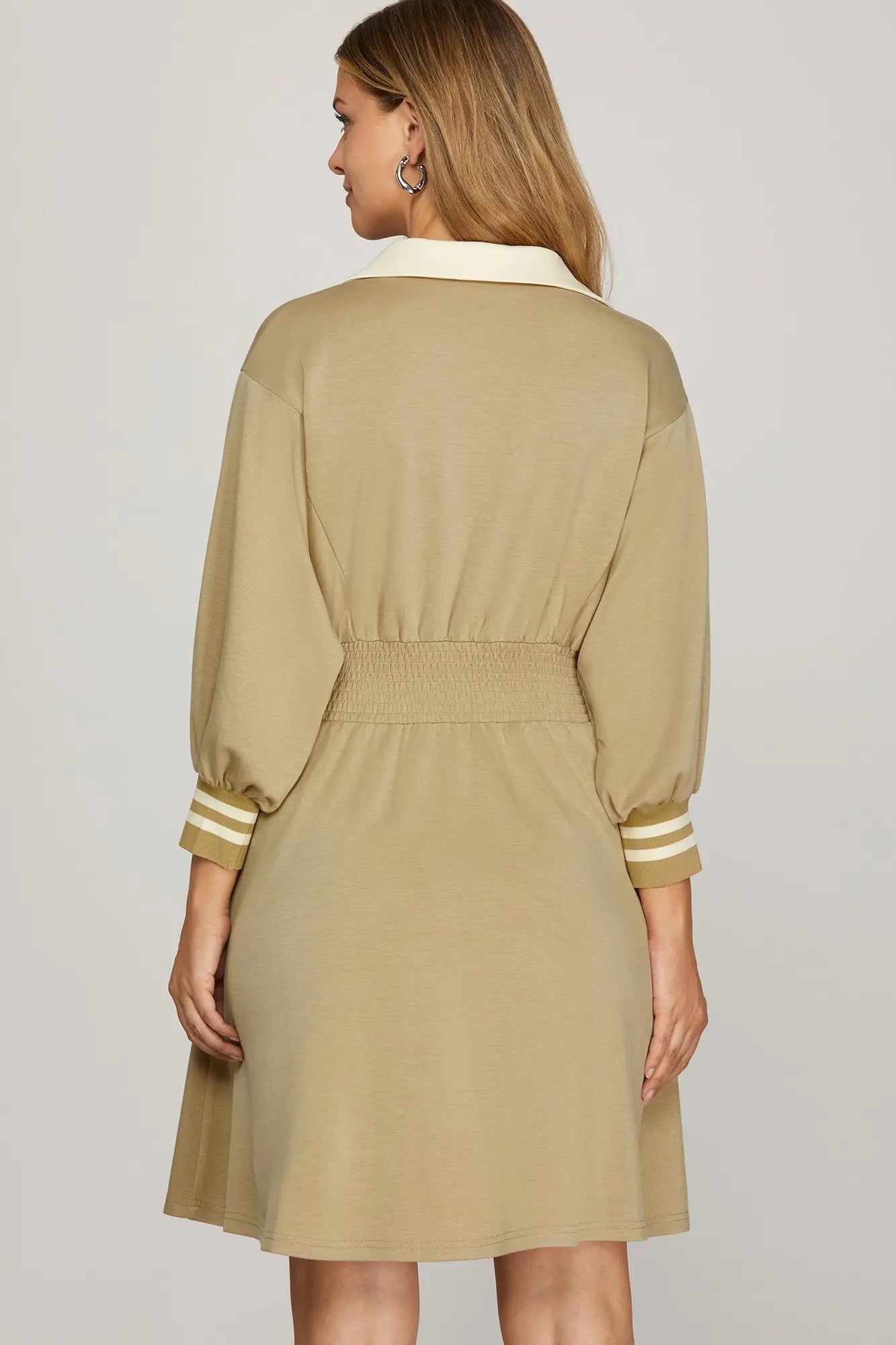 Trisha Jersey Stripe Dress