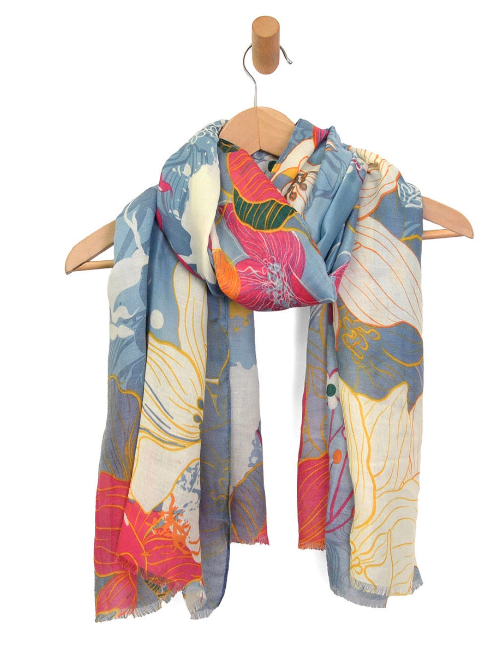 Dispersed Blooms Scarf