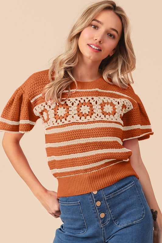 Linda Crochet Top