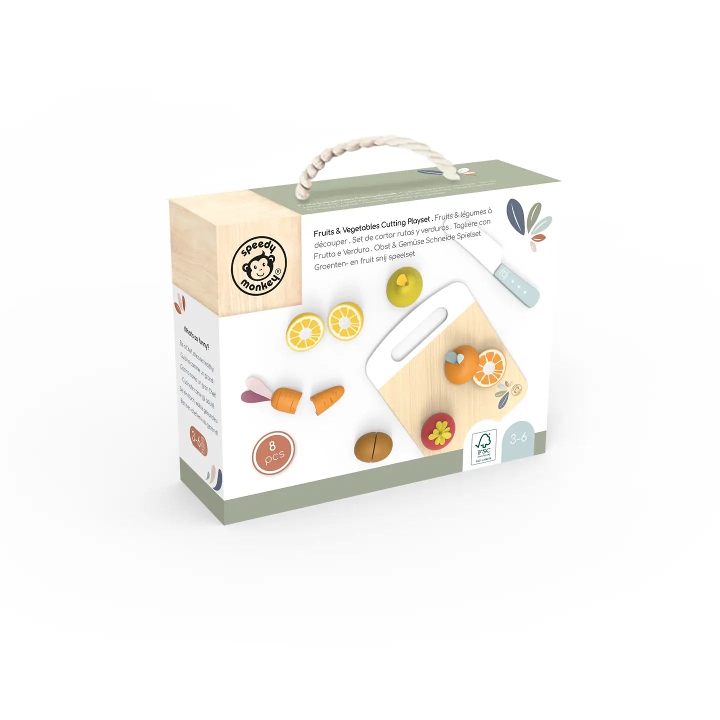 Fruits & Vegetables Cutting Playset