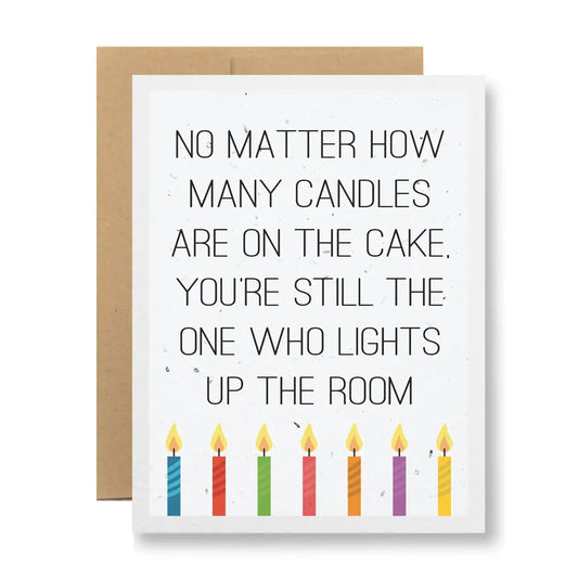 The One Who Lights Up the Room | Plantable Greeting Card