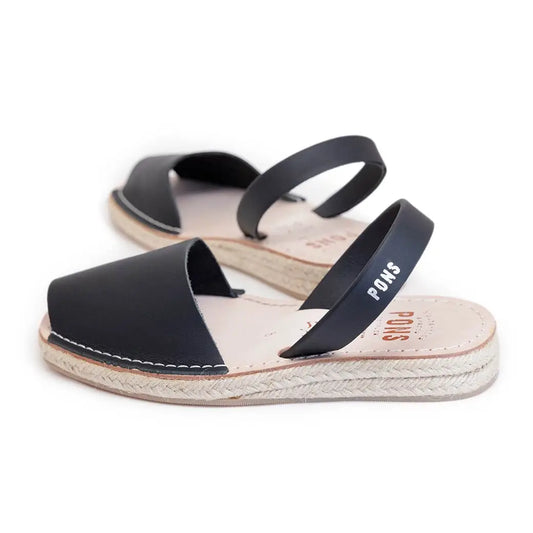 Pons Classic Espadrille | Black