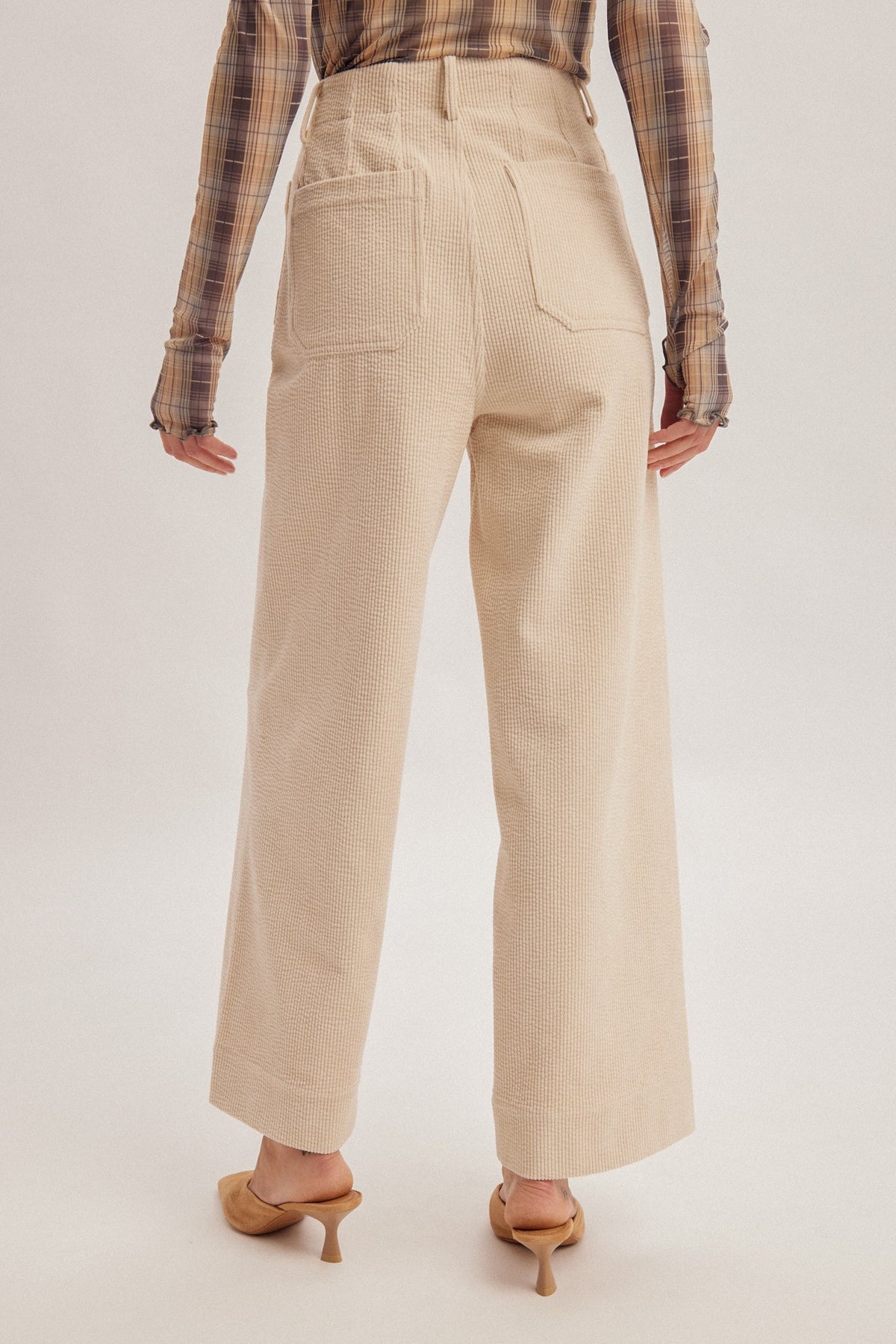 Remi Corduroy Wide Leg Crop Pants