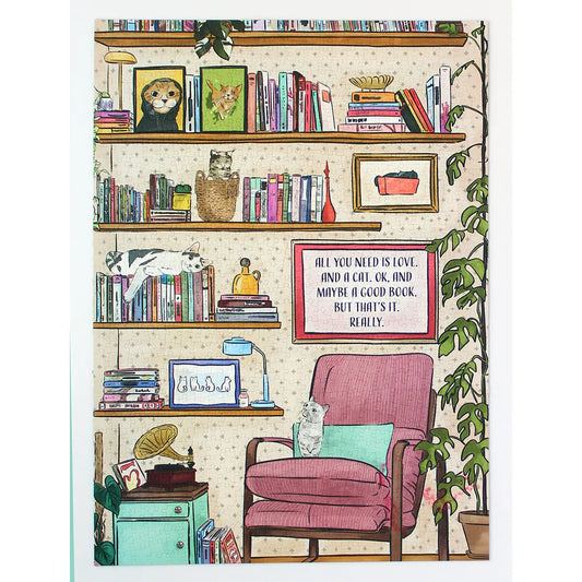 All You Need Is Love. and A Cat. and A Book | Adult Puzzles