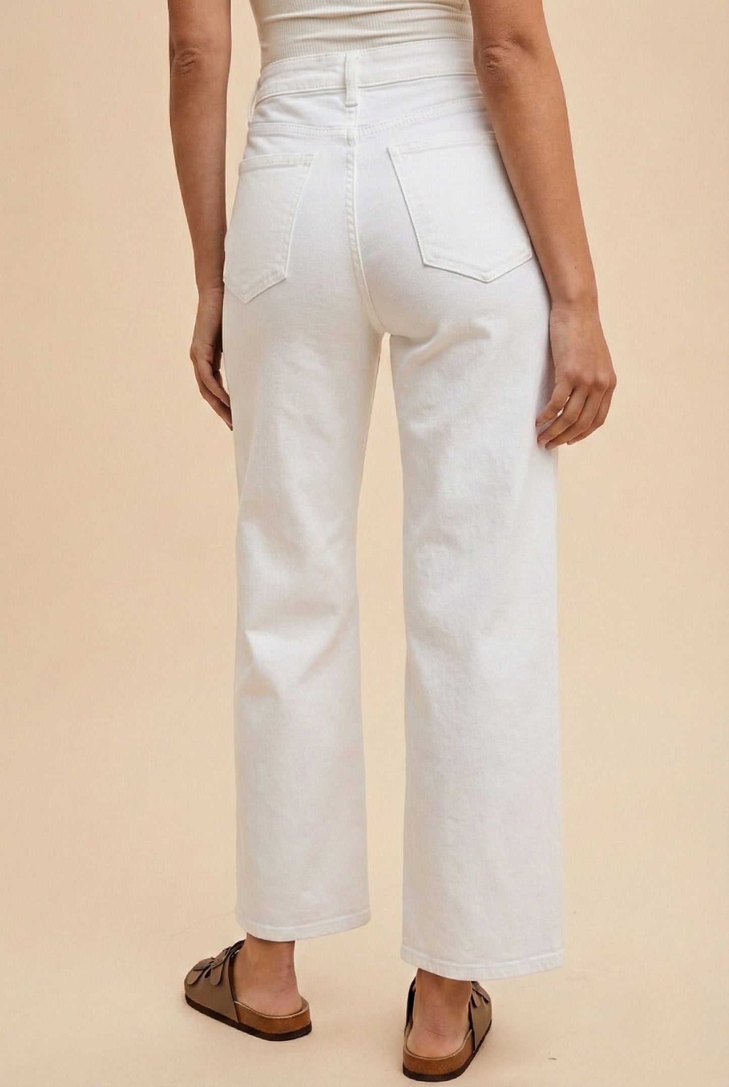 Judy Straight Leg Denim w/ Side Stripe Detail