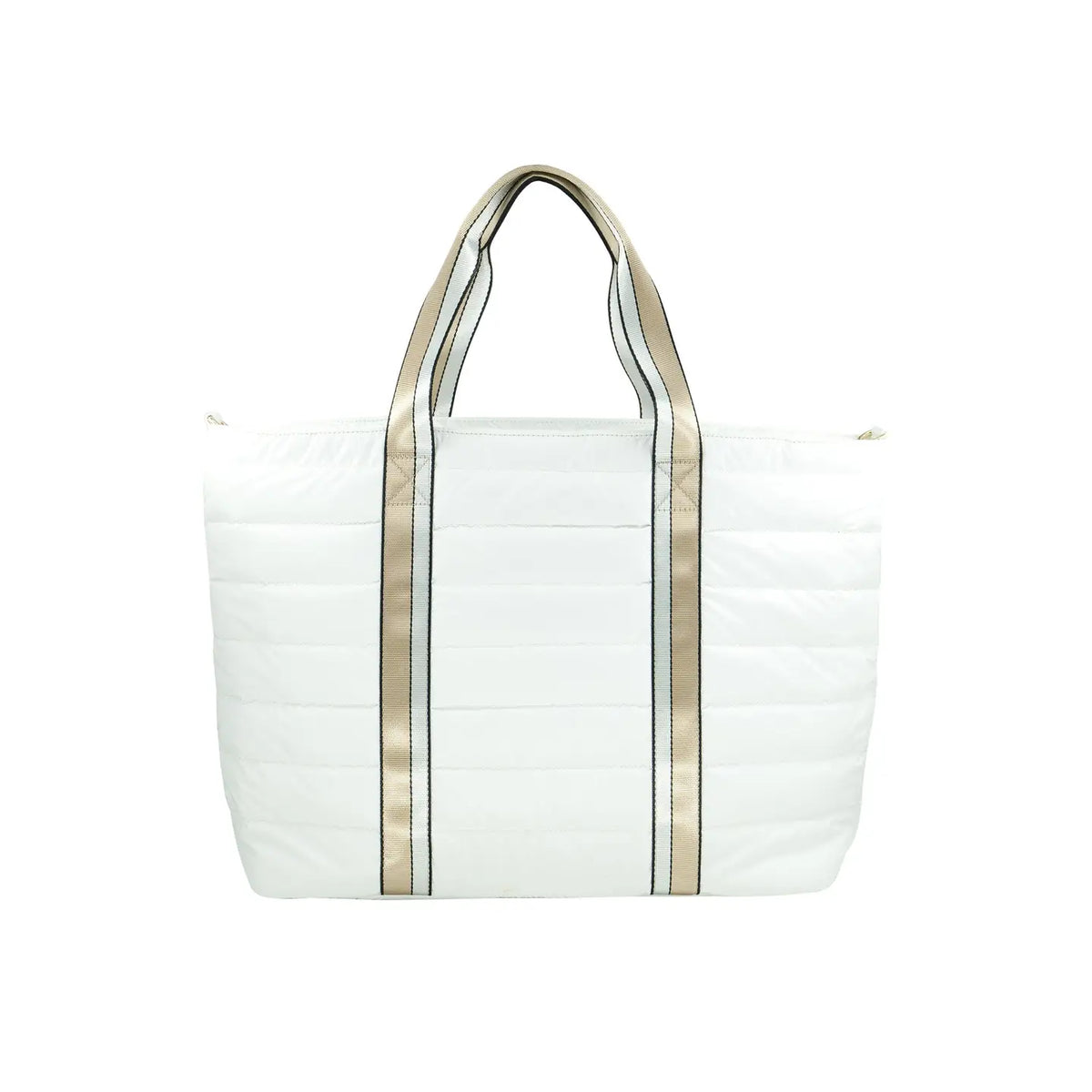 Puffer Weekender Bag | White