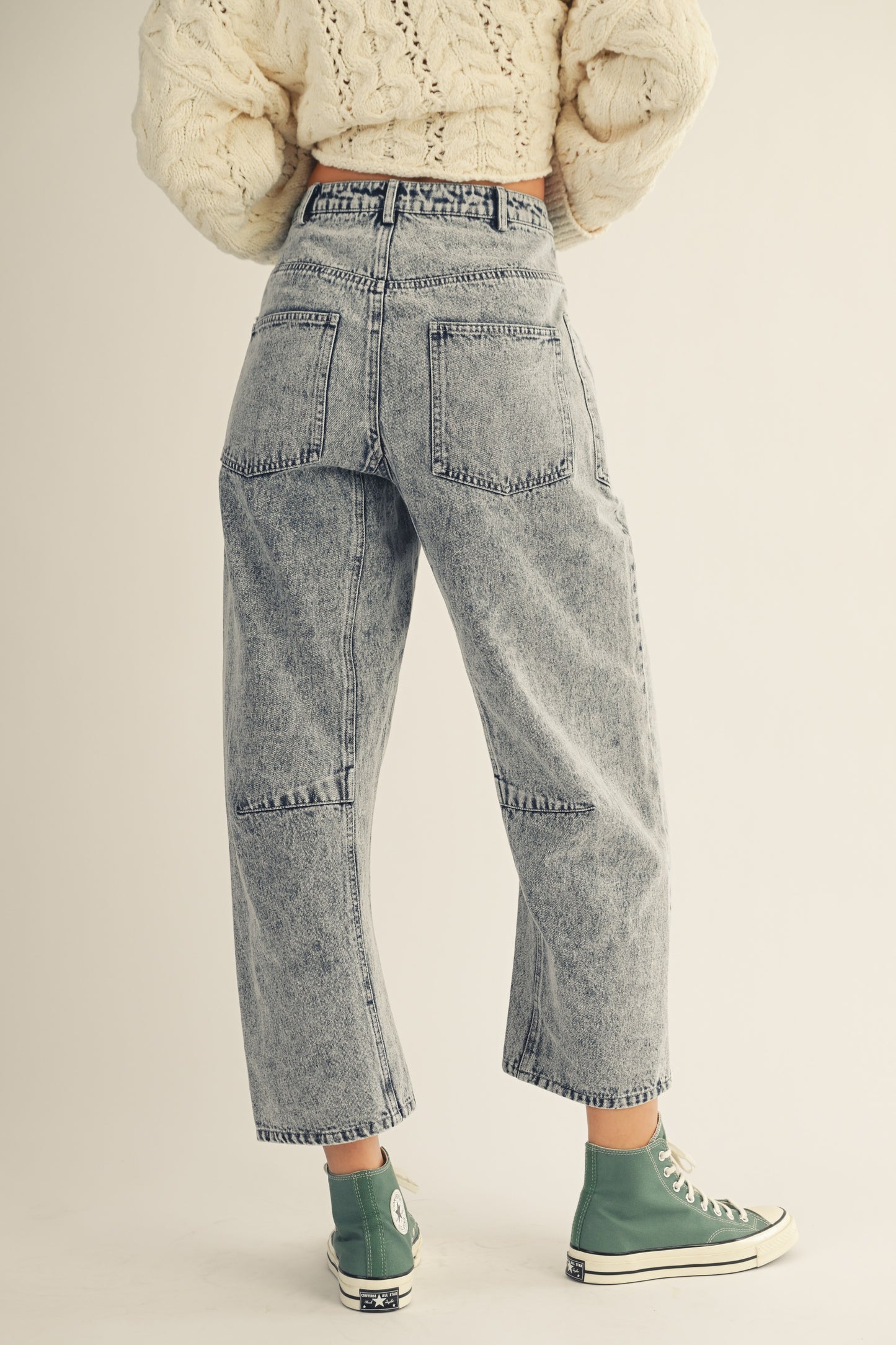 Klaire Vintage Washed Barrel Pants