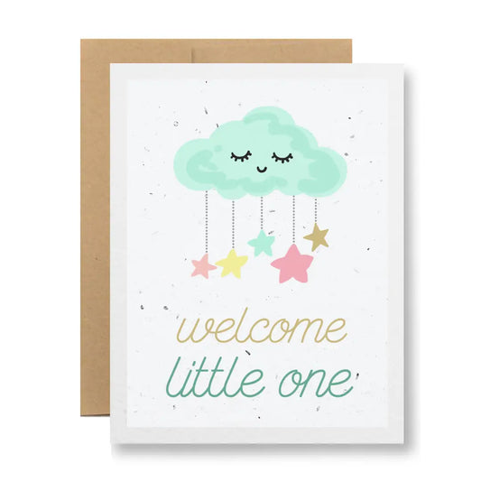 Welcome Little One | Plantable Greeting Card