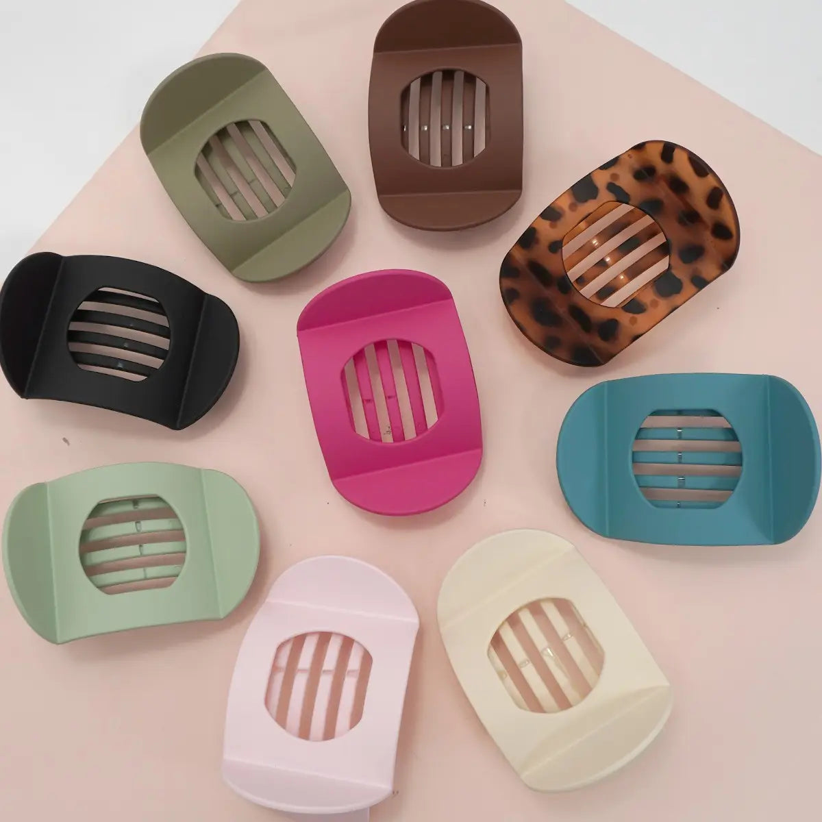 Lay Flat Large Hair Claw Clips