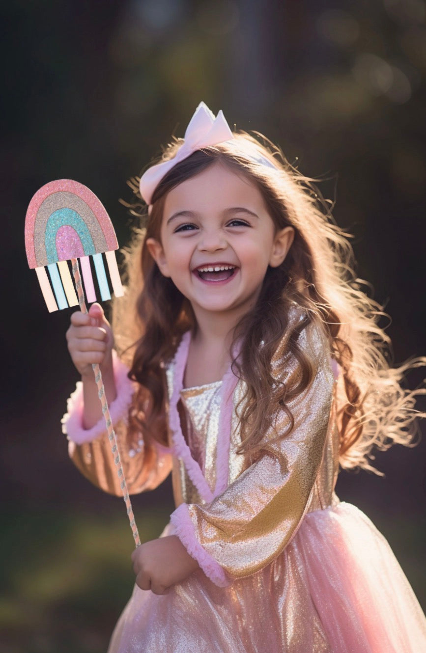 Dress Up Wand | Shimmer Rainbow