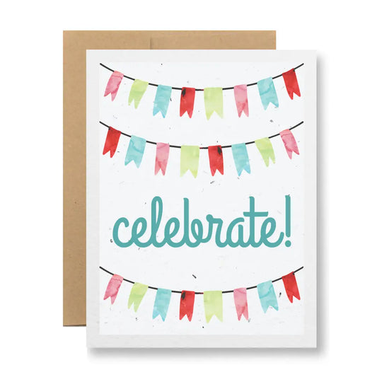 Celebrate | Plantable Greeting Card
