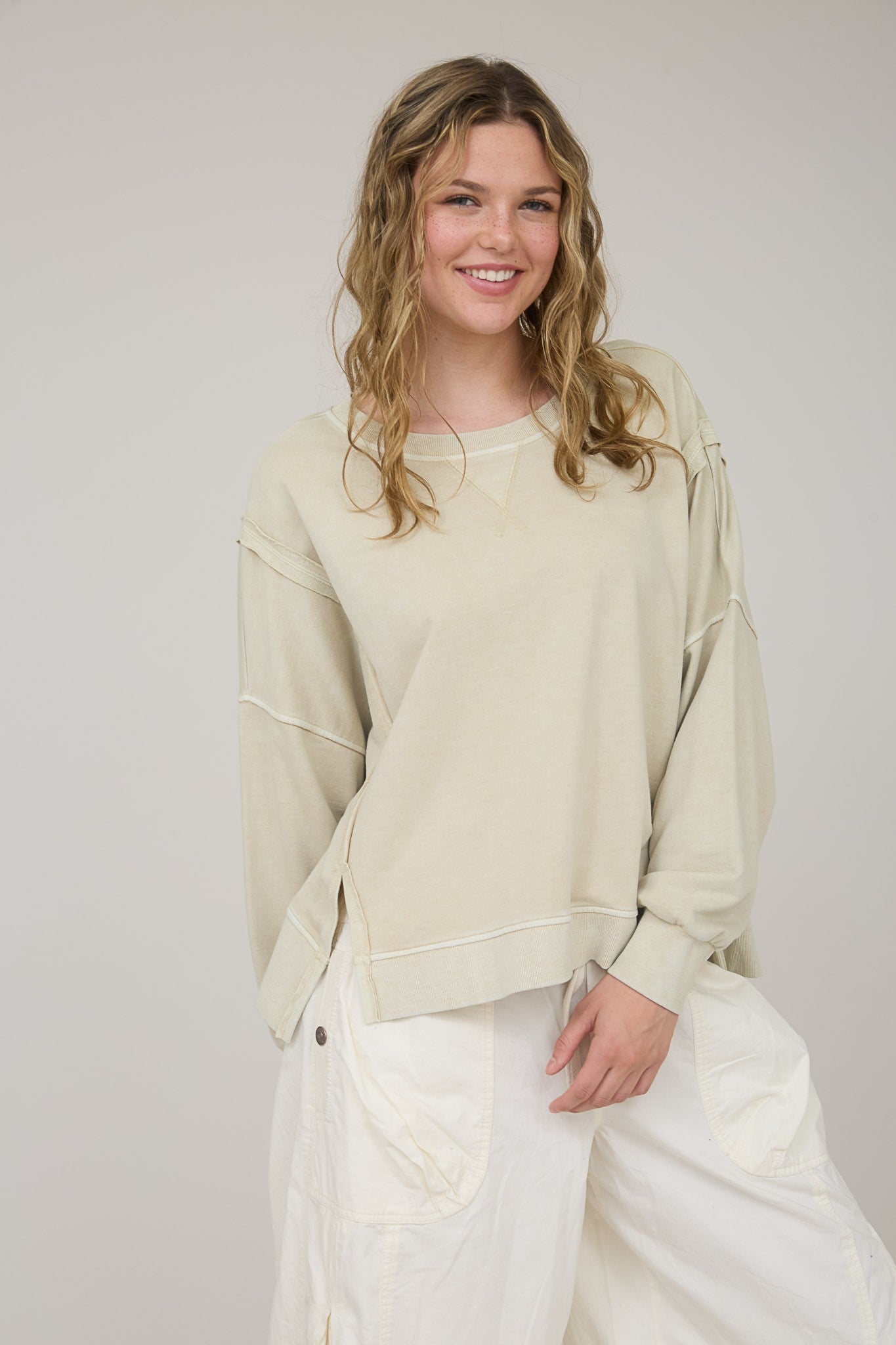 Kendall Pullover Sweatshirt | Oatmeal