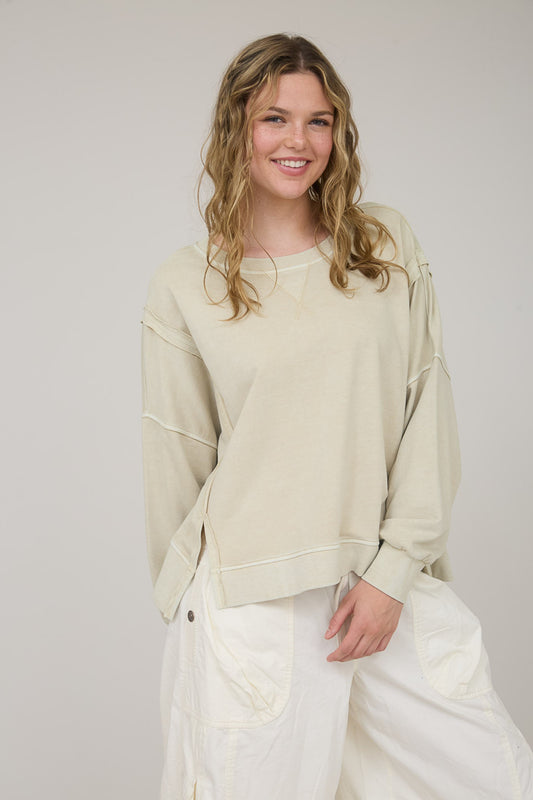 Kendall Pullover Sweatshirt | Oatmeal