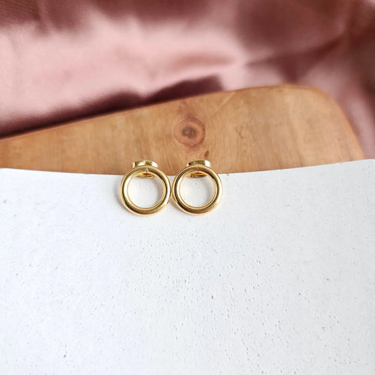 Luxe Gold Oriana Stud Earrings 