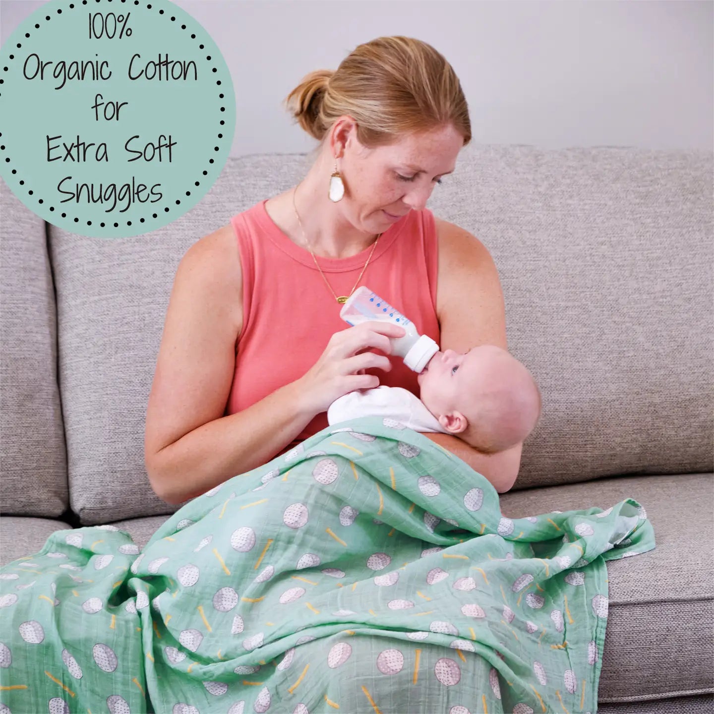 Hole In One Baby Swaddle Blanket