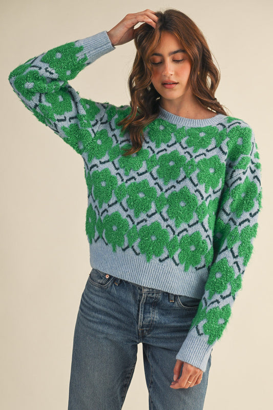 Sammie Flower Sweater 