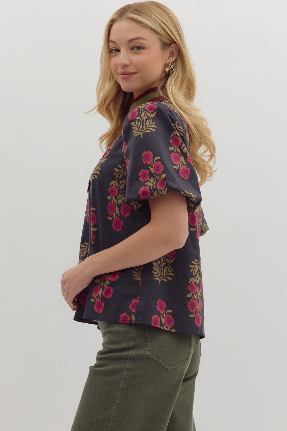 Sharla Floral Print Top
