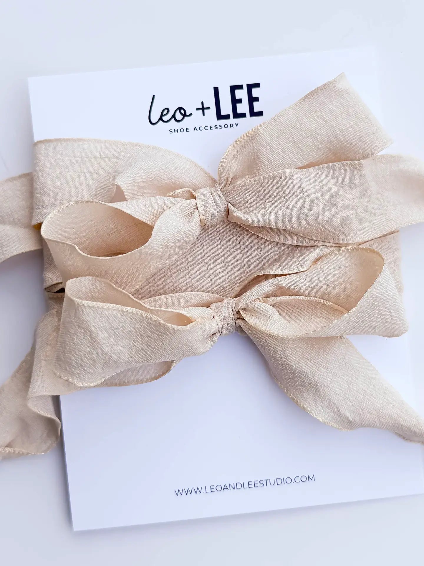 Silky Sneaker Lace Set | Taupe