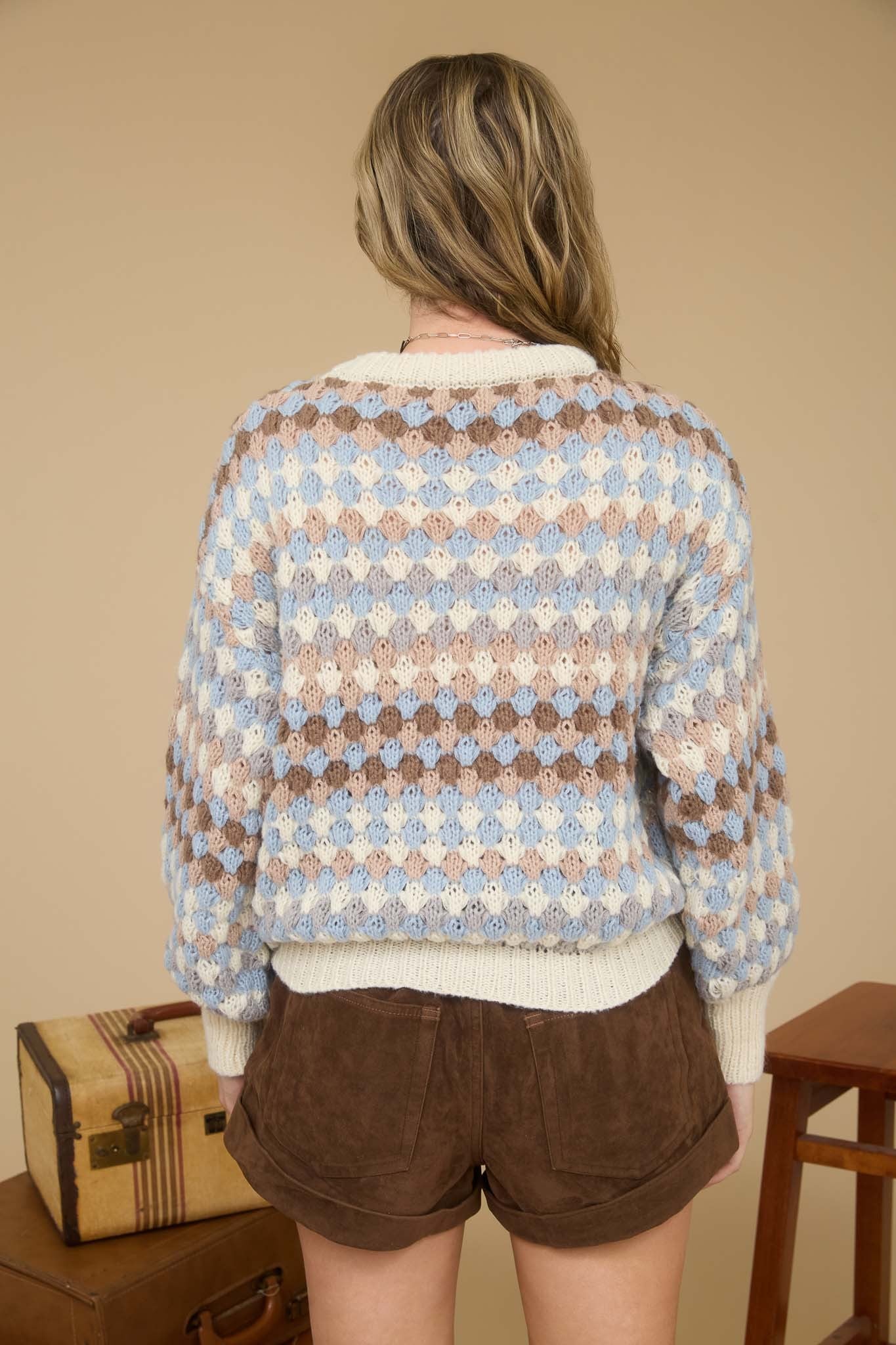 Natalie Multicolor Pullover Sweater