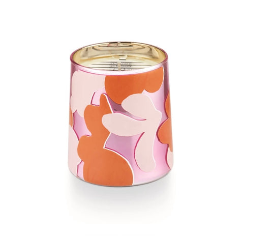 Pink Pepper Fruit Pearl Glass Candle 