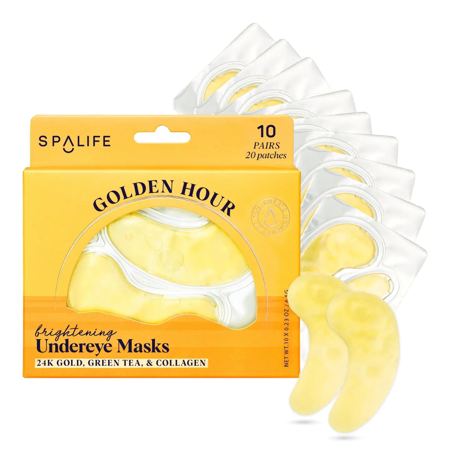 Golden Hour Brightening Undereye Patches | 10 Pack