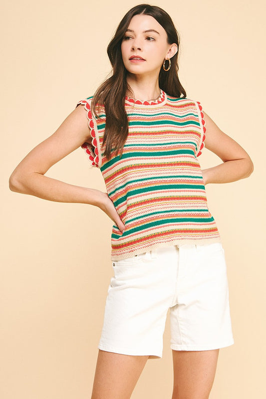 Lilly Colorblock Sweater Vest