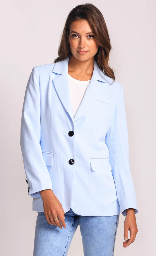 Pink Martini Harley Blazer | Light Blue