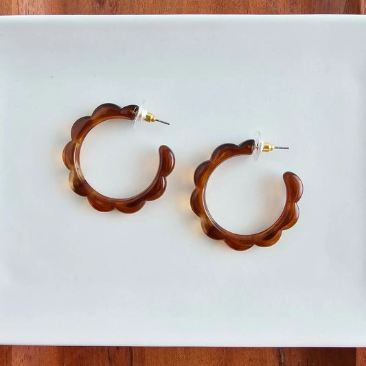 Scarlett Earrings | Amber