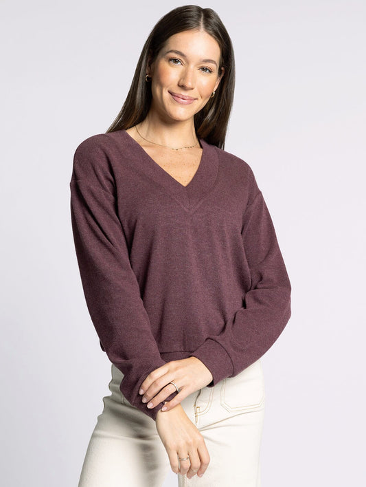 Manal Top | Wine Heather