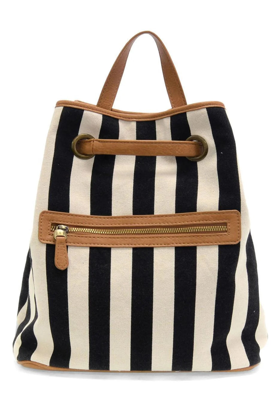 Awning Stripe Backpack Canvas | Black