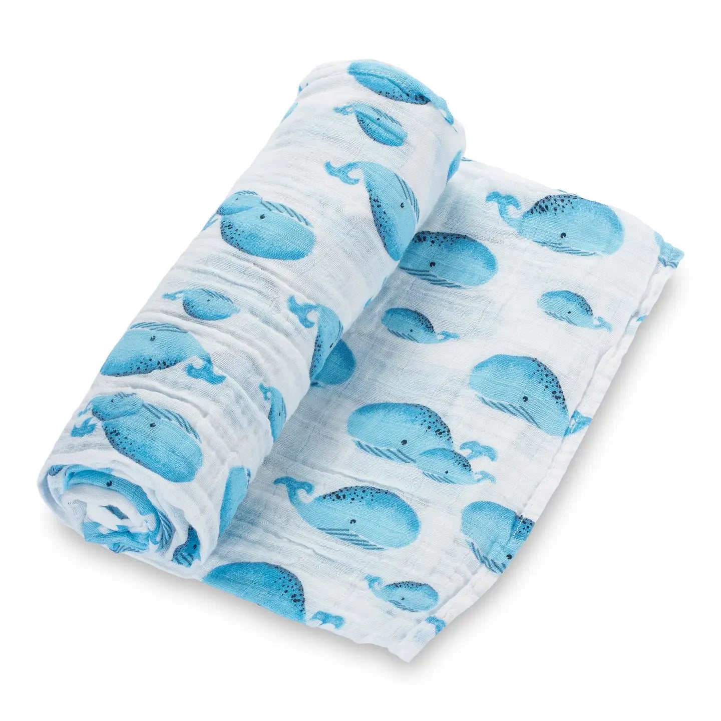 Whale Baby Swaddle Blanket