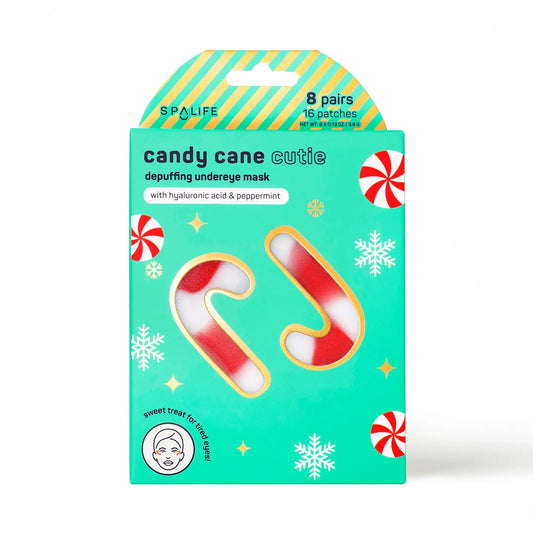 Holiday Candy Cane Depuffing Undereye Masks