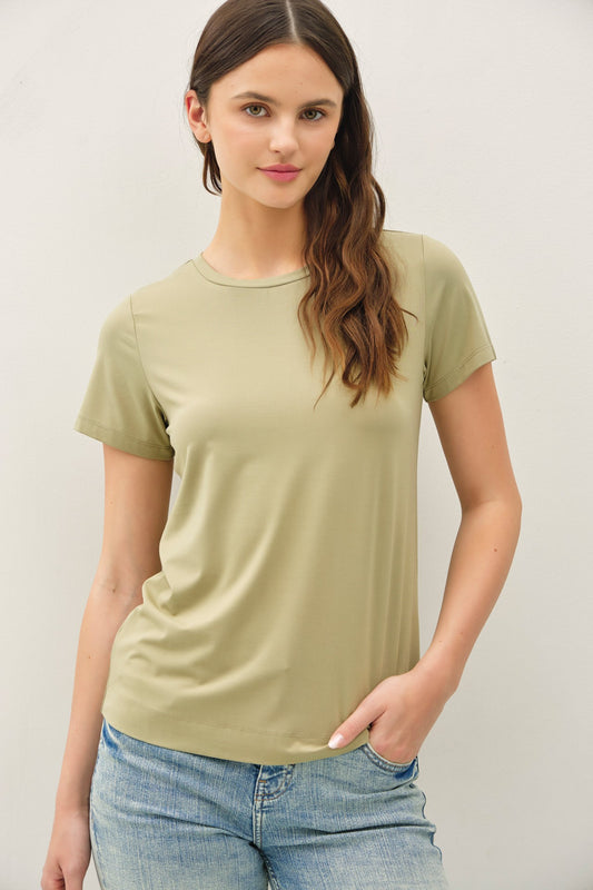 Basic Bamboo Tee | Sage