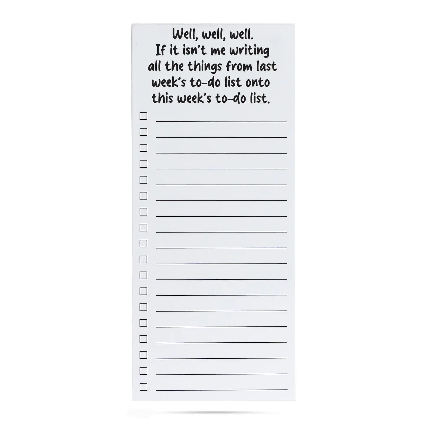 Writing All the Thing's Printed List Pad