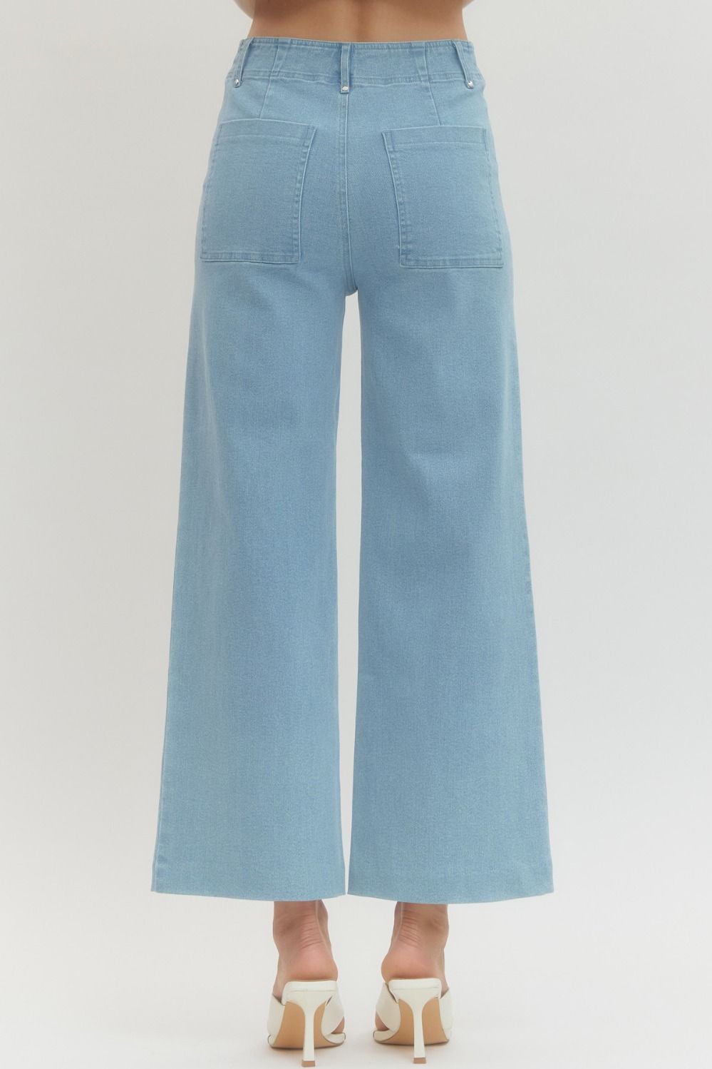 Dakota High Rise Wide Leg Pants | Denim