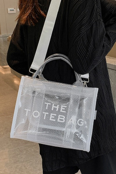 Transparent The Tote Bag | White 