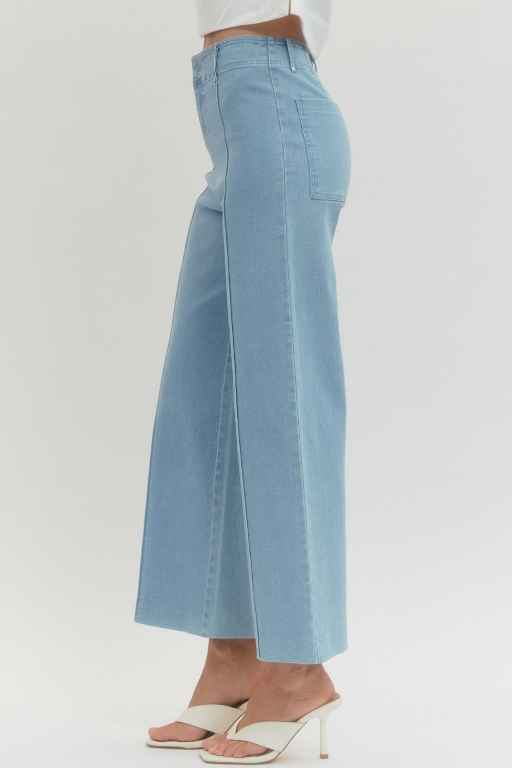Dakota High Rise Wide Leg Pants | Denim