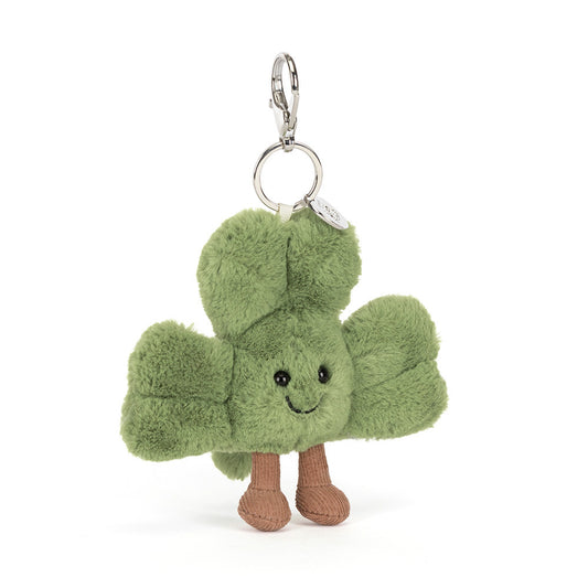 Amuseables Siofra Shamrock Bag Charm | JellyCat