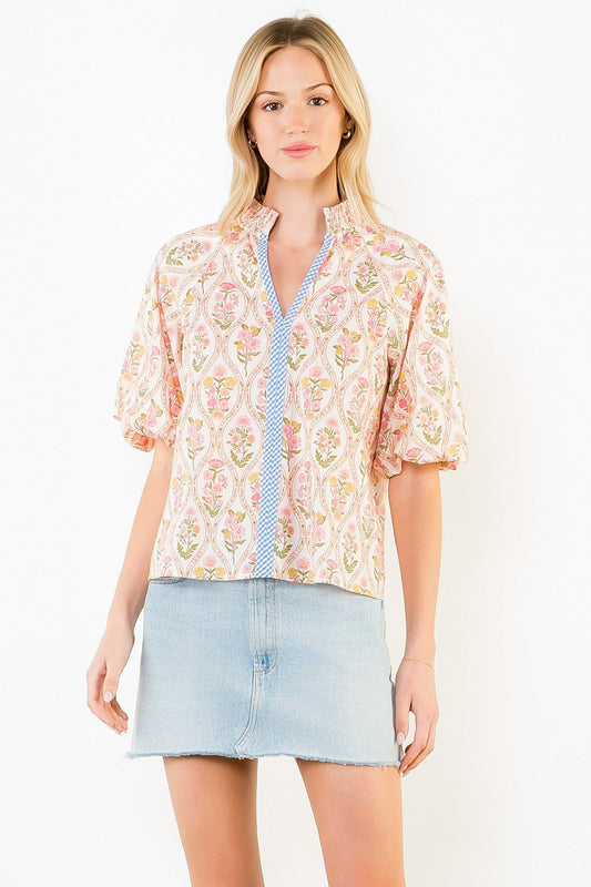 Scarlett Floral Puff Sleeve Top